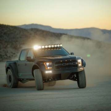 Picture of KC HiLiTES 17-18 Ford Raptor 57in- Pro6 Gravity LED 9-Light 180w Combo Beam Overhead Light Bar Sys