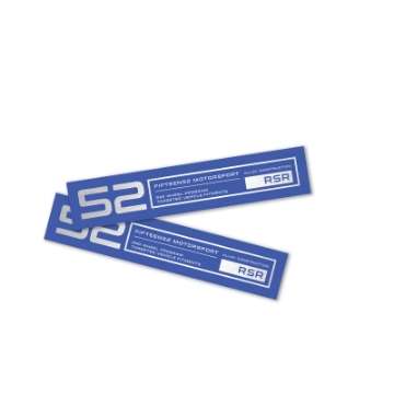 Picture of fifteen52 Holeshot RSR Wheel Lip Decal Set of Four - Blue