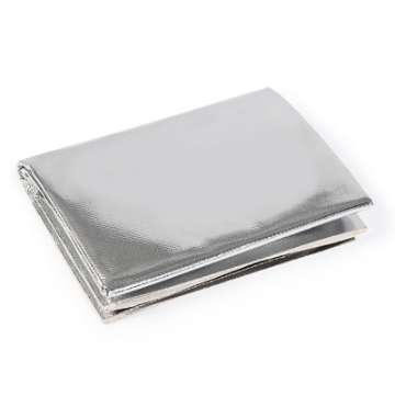 Picture of Mishimoto Aluminum Silica Heat Barrier W- Adhesive Backing, 12in x 24in