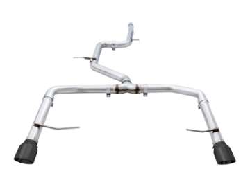 Picture of AWE Tuning 18-21 Volkswagen Jetta GLI Mk7 Track Edition Exhaust - Diamond Black Tips Fits OEM DP