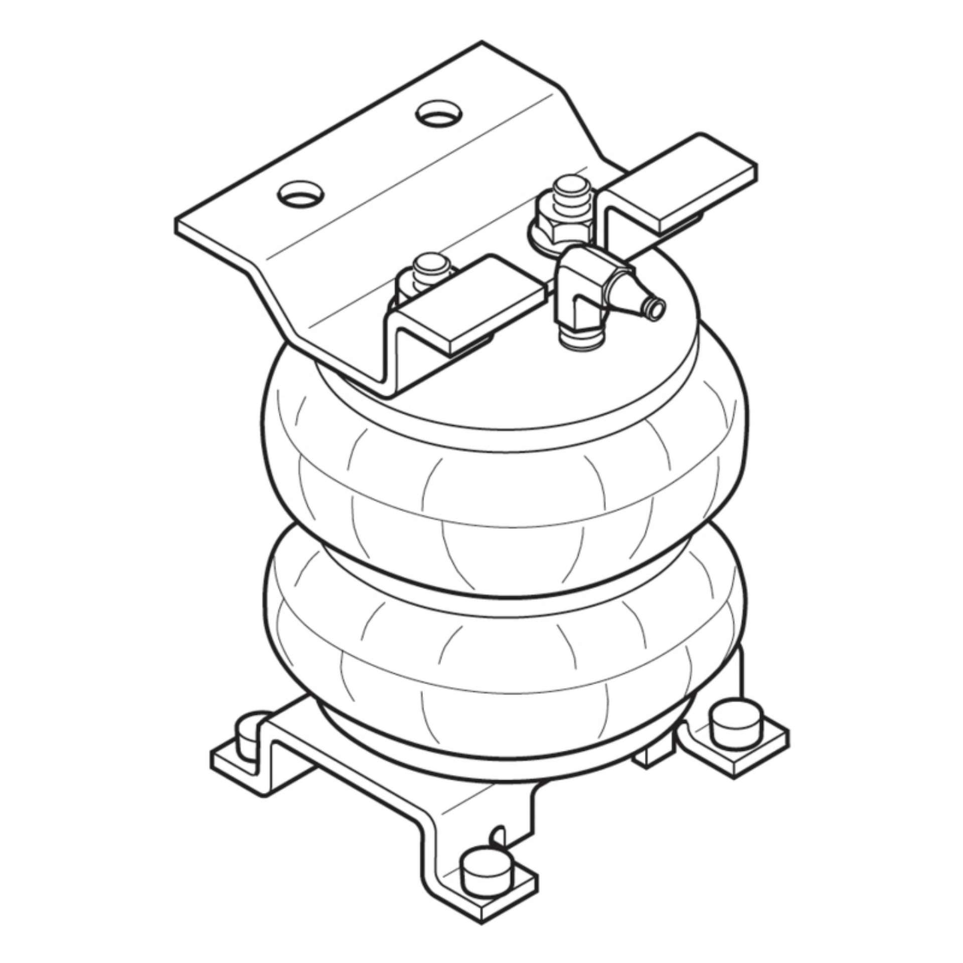 Picture of Firestone Ride-Rite Air Helper Spring Kit Rear 75-96 Chevrolet P30 RWD W217602080