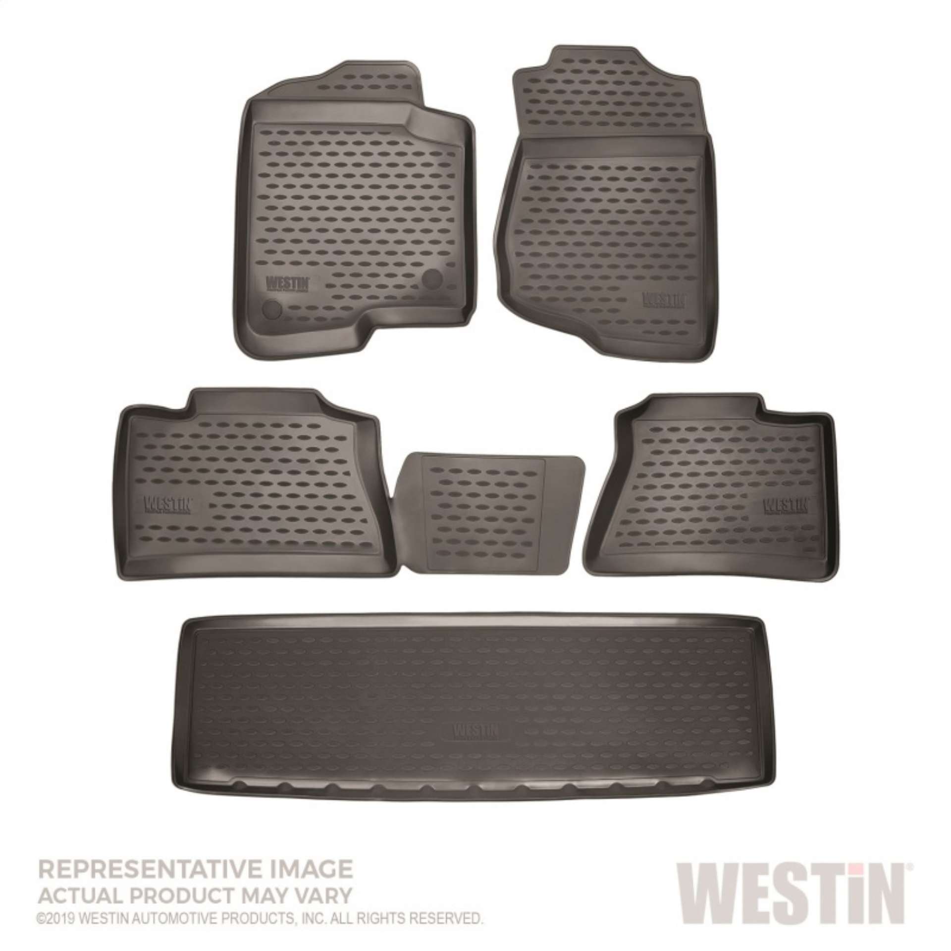 Picture of Westin 11-17 Honda Odyssey Profile Floor Liners 6pc - Black