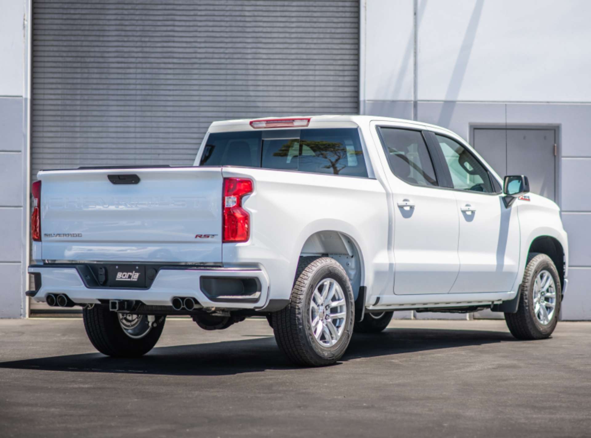 Picture of Borla 2019 Chevrolet Silverado 1500 6-2 w- 147in WB 2-75in S-Type Catback Exhaust -Black Chrome Tips