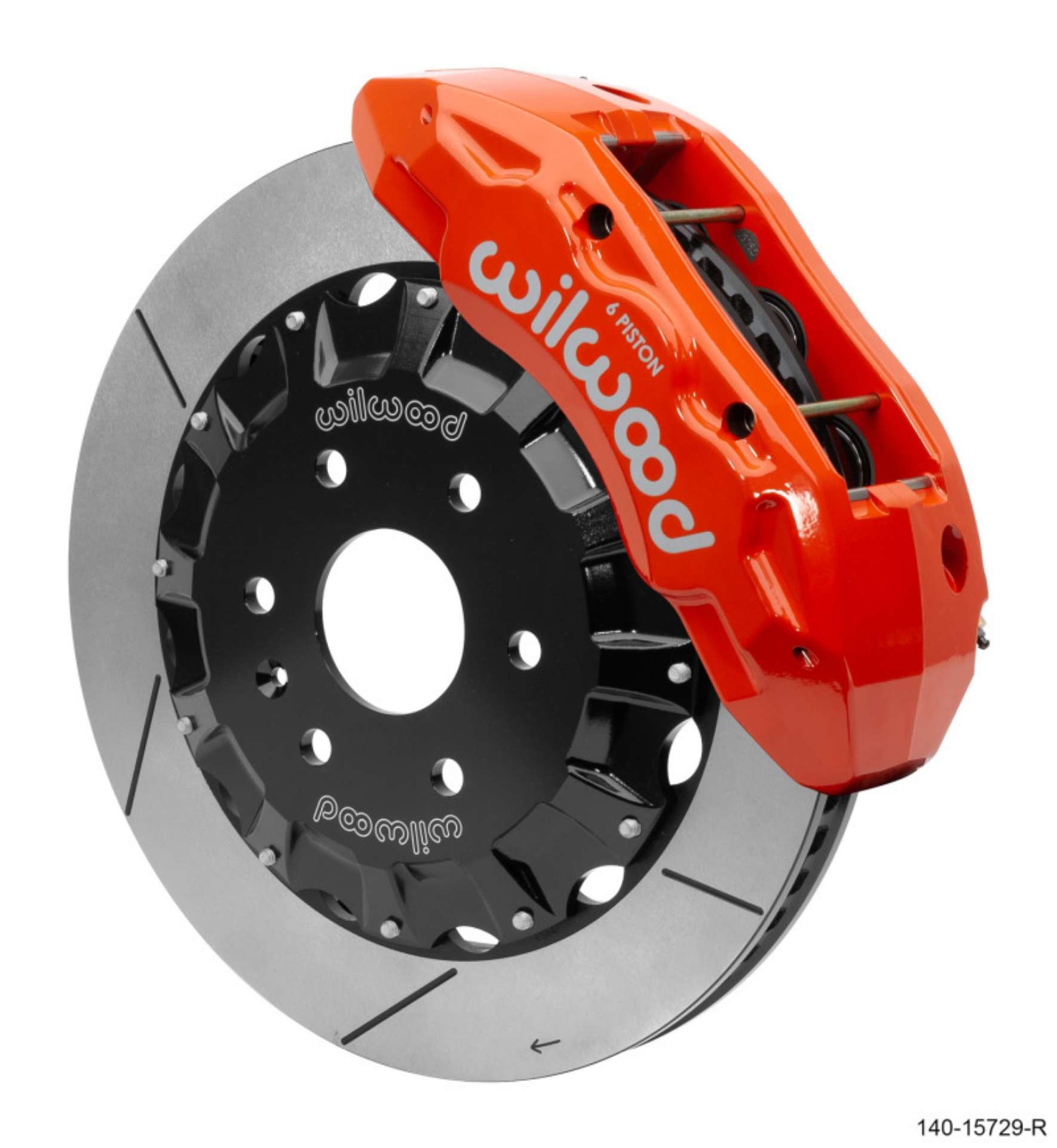 Picture of Wilwood TX6R Big Brake Truck Front Brake Kit 16in Rotor Red w- Lines 2019 Cadillac - Chevrolet - GMC