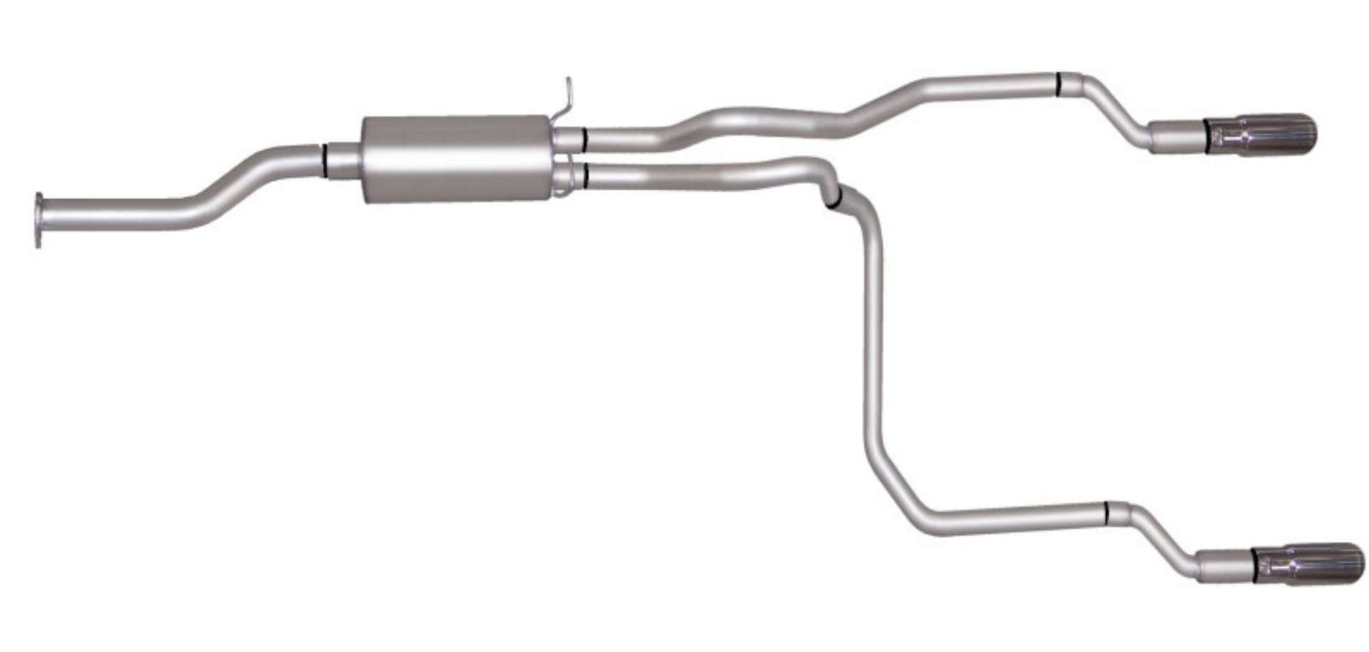 Picture of Gibson 96-97 Chevrolet S10 Base 2-2L 1-75in Cat-Back Dual Split Exhaust - Aluminized