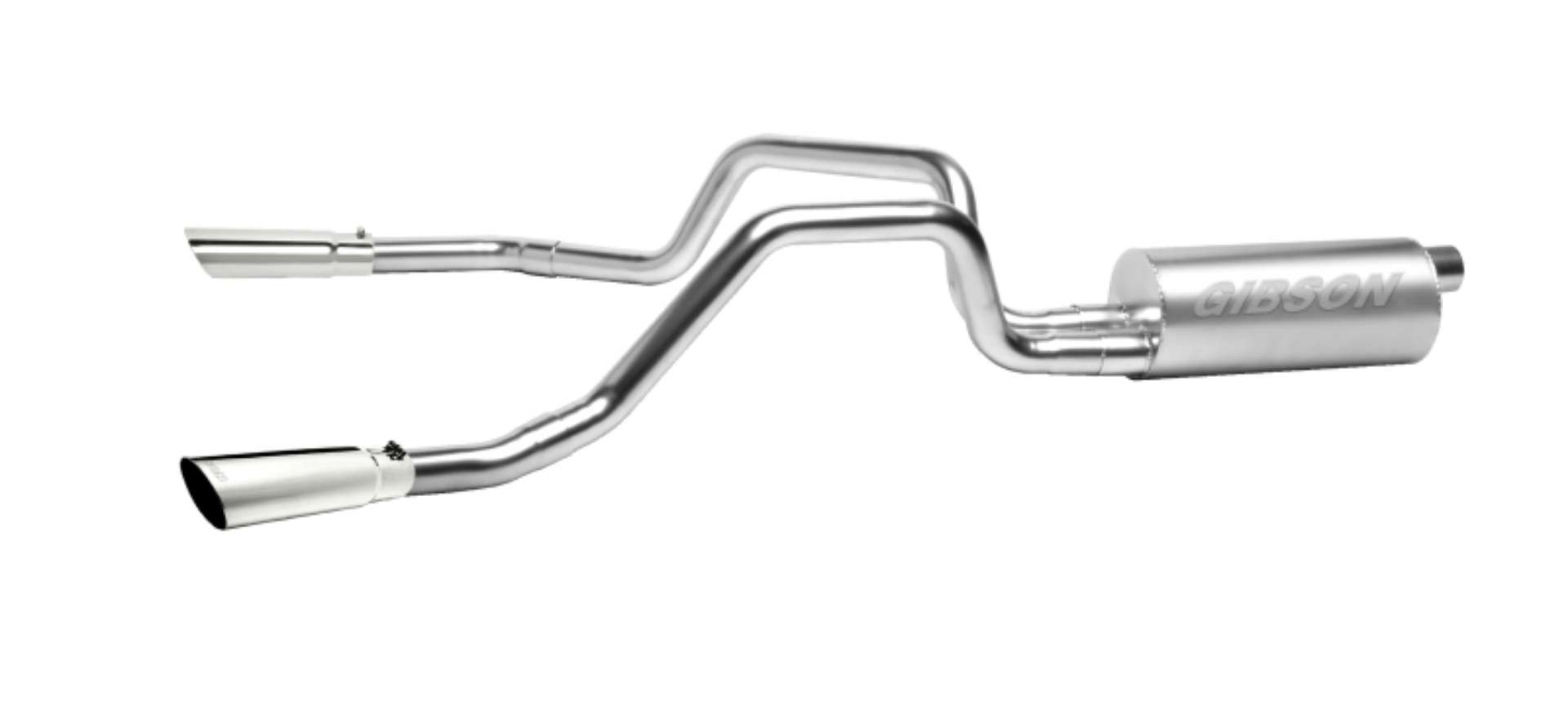 Picture of Gibson 99-05 Chevrolet Silverado 1500 Base 4-3L 2-5in Cat-Back Dual Split Exhaust - Aluminized