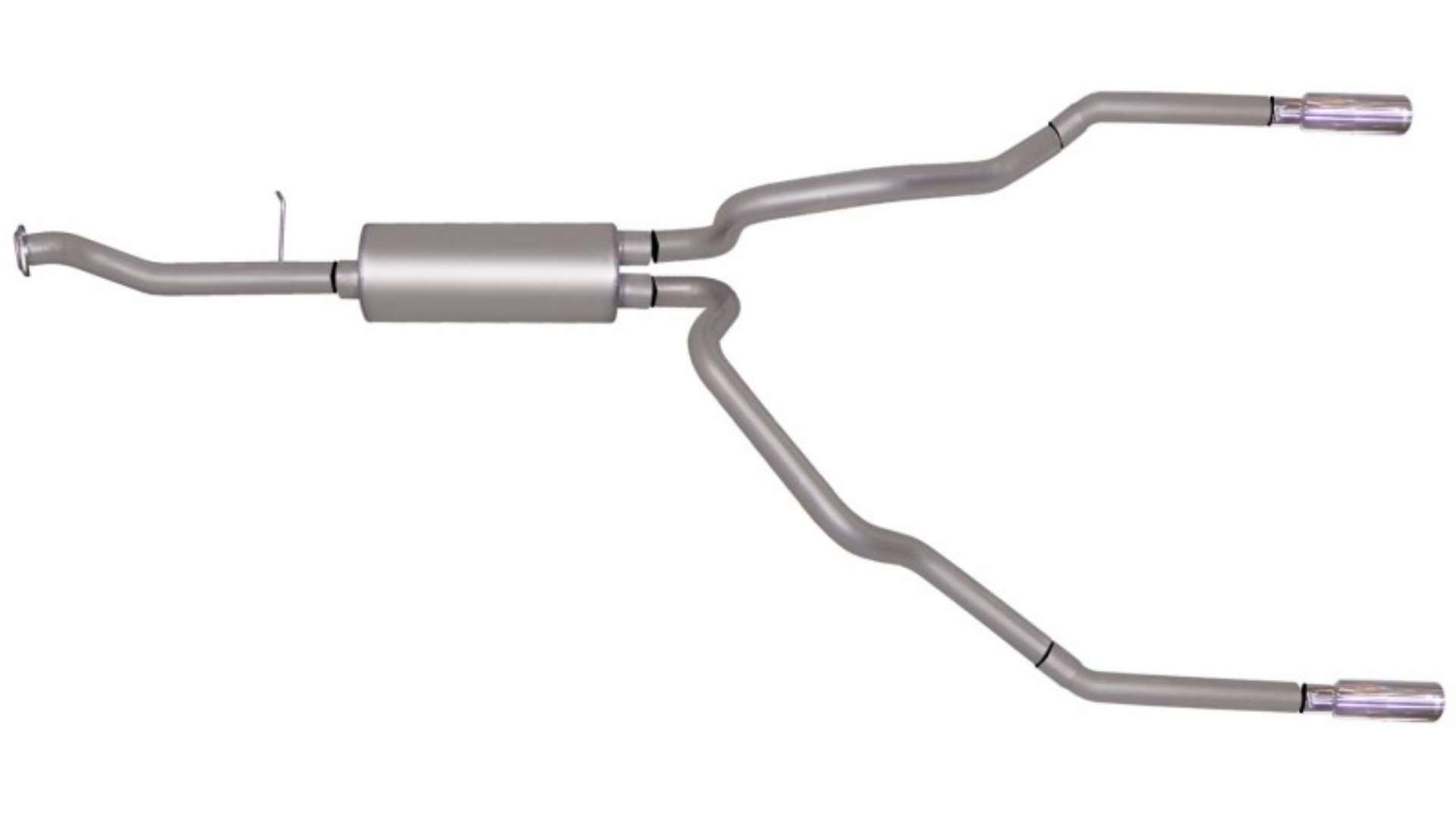 Picture of Gibson 99-05 Chevrolet Silverado 1500 Base 4-3L 2-5in Cat-Back Dual Split Exhaust - Aluminized