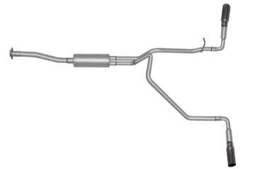 Picture of Gibson 15-22 Chevrolet Colorado LT 2-5L 2-25in Cat-Back Dual Extreme Exhaust - Aluminized