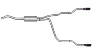 Picture of Gibson 01-05 Ford Ranger XL 2-3L 1-75in Cat-Back Dual Split Exhaust - Aluminized