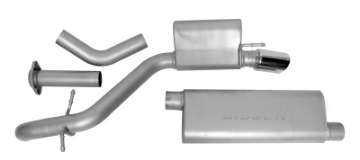 Picture of Gibson 05-10 Jeep Grand Cherokee Limited 5-7L 3in Cat-Back Single Exhaust - Aluminized