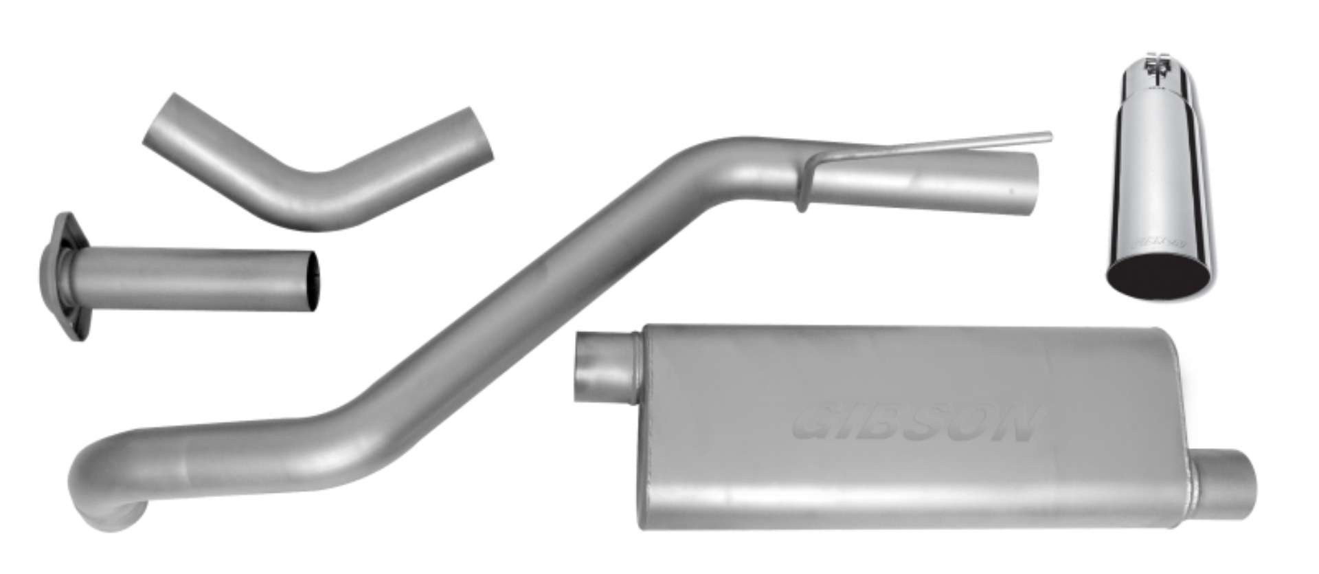 Picture of Gibson 05-07 Jeep Grand Cherokee Laredo 4-7L 3in Cat-Back Single Exhaust - Stainless