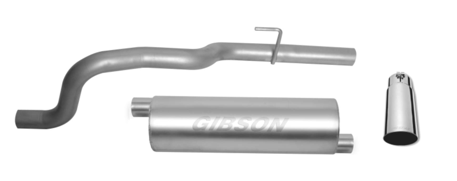 Picture of Gibson 02-04 Jeep Grand Cherokee Laredo 4-0L 2-5in Cat-Back Single Exhaust - Aluminized