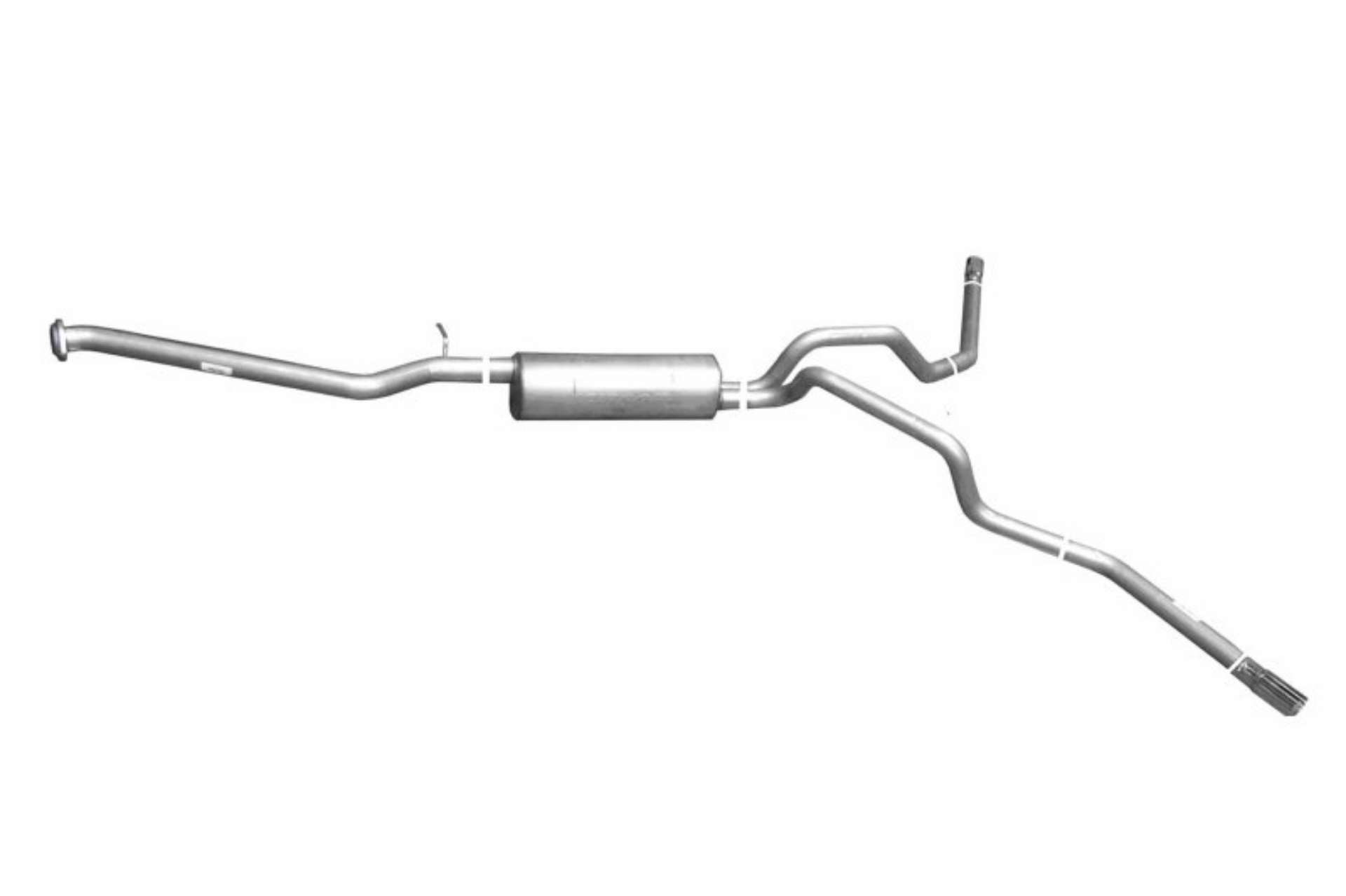 Picture of Gibson 99-05 Chevrolet Silverado 1500 Base 4-3L 2-5in Cat-Back Dual Extreme Exhaust - Stainless