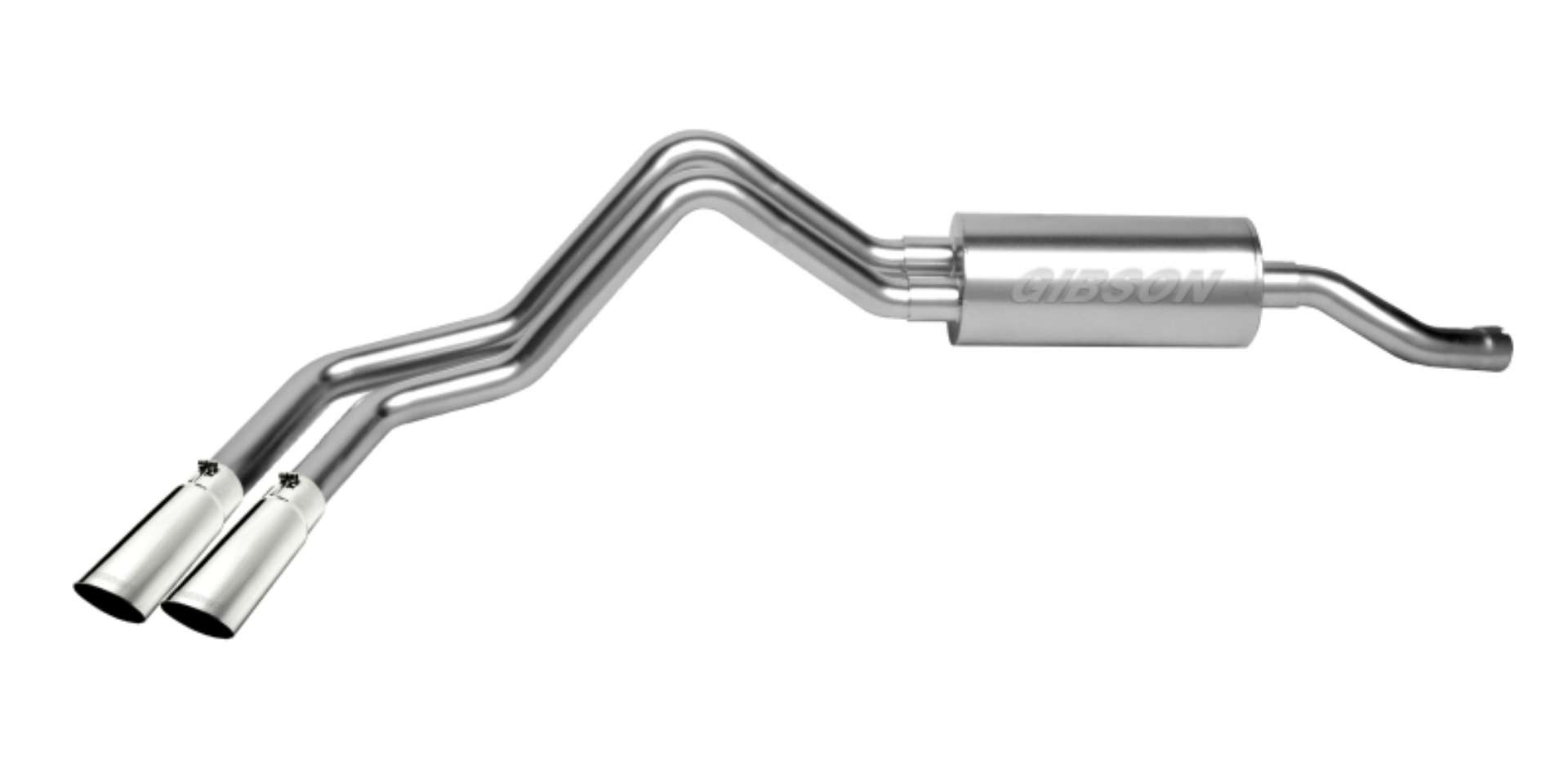 Picture of Gibson 2001 Chevrolet Silverado 3500 Base 8-1L 3in-2-5in Cat-Back Dual Sport Exhaust - Stainless