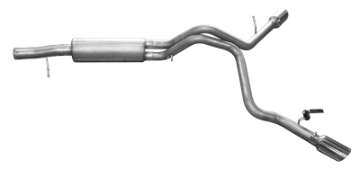 Picture of Gibson 11-14 Cadillac Escalade Base 6-2L 3-5in-3in Cat-Back Dual Extreme Exhaust - Stainless