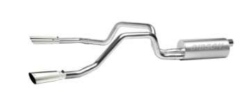 Picture of Gibson 88-93 Chevrolet C1500 Cheyenne 5-7L 2-5in Cat-Back Dual Split Exhaust - Stainless