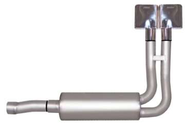 Picture of Gibson 88-93 Chevrolet C1500 Cheyenne 5-7L 2-5in Cat-Back Super Truck Exhaust - Stainless