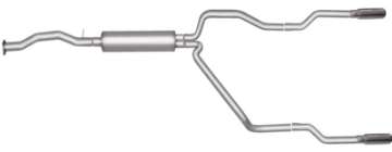 Picture of Gibson 96-97 Chevrolet C1500 Base 4-3L 2-5in Cat-Back Dual Split Exhaust - Stainless