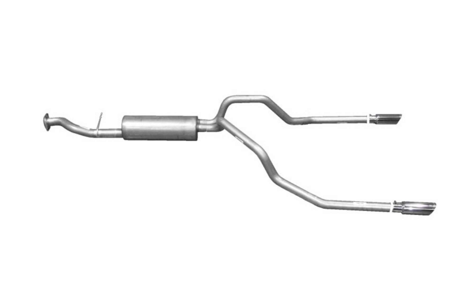 Picture of Gibson 99-05 Chevrolet Silverado 1500 Base 4-3L 2-5in Cat-Back Dual Split Exhaust - Stainless