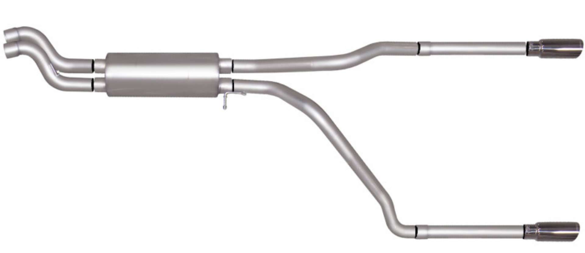 Picture of Gibson 01-05 Chevrolet Silverado 2500 HD Base 6-0L 2-5in Cat-Back Dual Split Exhaust - Stainless