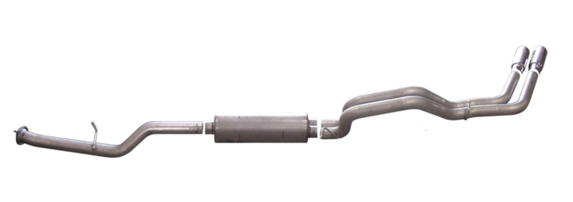 Picture of Gibson 07-09 Chevrolet Silverado 2500 HD LT 6-0L 2-5in Cat-Back Dual Sport Exhaust - Stainless