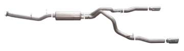 Picture of Gibson 07-10 Chevrolet Silverado 2500 HD LT 6-0L 2-25in Cat-Back Dual Split Exhaust - Stainless