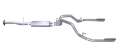 Picture of Gibson 07-09 Chevrolet Silverado 1500 LT 4-8L 2-5in Cat-Back Dual Split Exhaust - Stainless