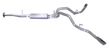 Picture of Gibson 07-09 Chevrolet Silverado 1500 LT 4-8L 2-25in Cat-Back Dual Extreme Exhaust - Stainless