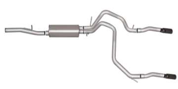 Picture of Gibson 10-14 Chevrolet Tahoe LS 5-3L 2-25in Cat-Back Dual Split Exhaust - Stainless