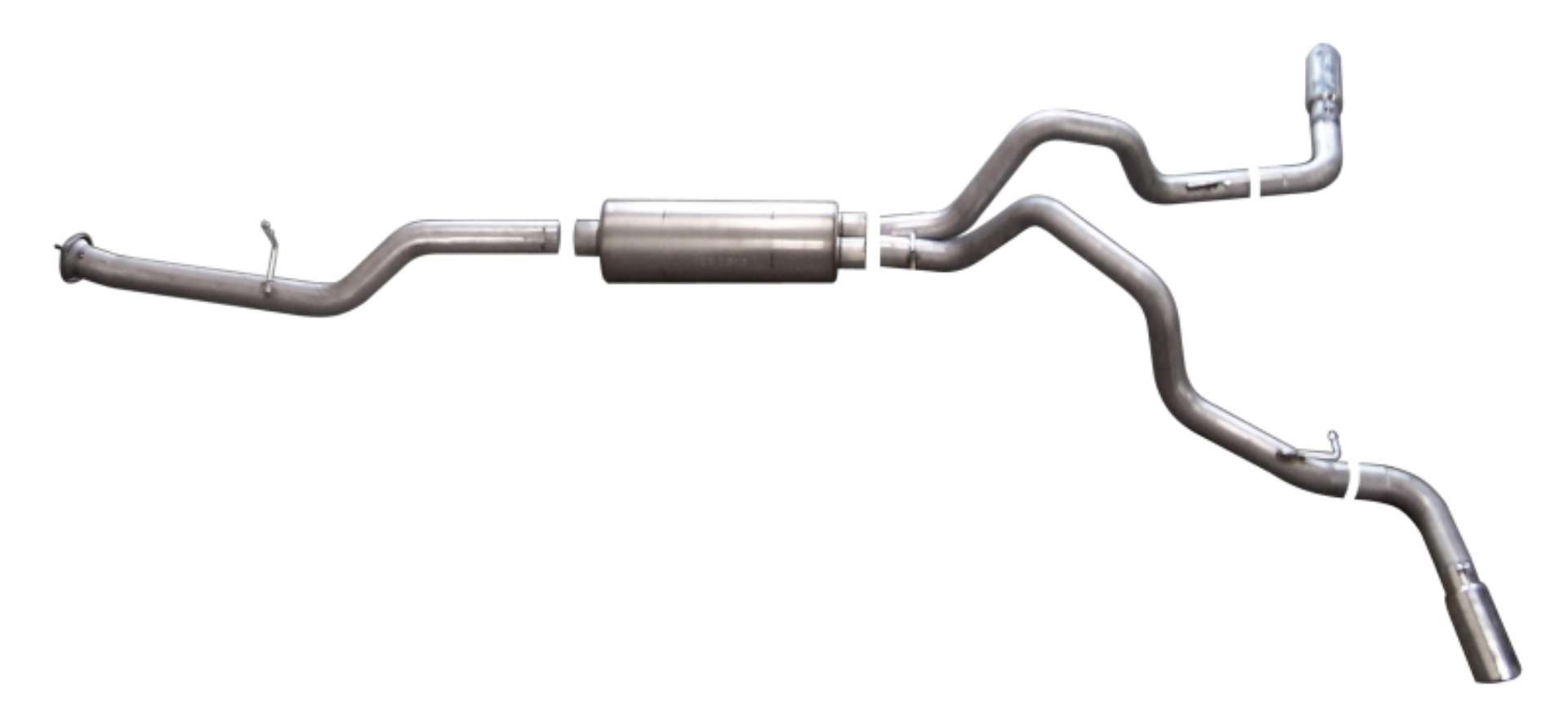 Picture of Gibson 15-19 GMC Sierra 2500 HD Base 6-0L 3-5in-3in Cat-Back Dual Extreme Exhaust - Stainless