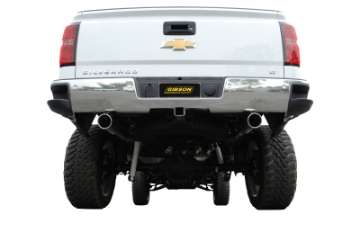 Picture of Gibson 14-18 Chevrolet Silverado 1500 LTZ 6-2L 3-5in-2-25in Cat-Back Dual Split Exhaust - Stainless