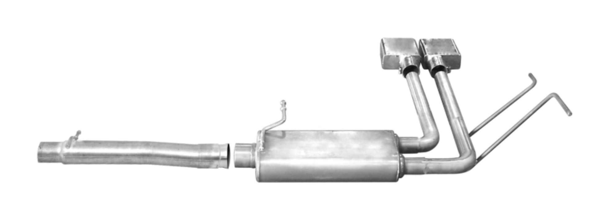 Picture of Gibson 14-18 Chevrolet Silverado 1500 LTZ 6-2L 2-5in Cat-Back Super Truck Exhaust - Stainless