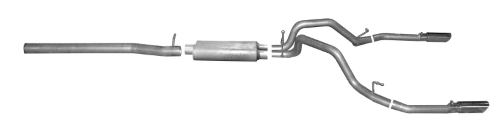 Picture of Gibson 14-19 Cadillac Escalade ESV Base 6-2L 3-5in-2-25in Cat-Back Dual Split Exhaust - Stainless