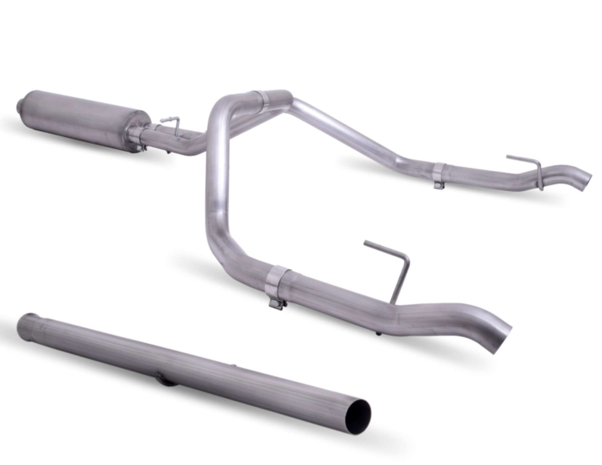 Picture of Gibson 19-24 GMC Sierra 1500 Denali 6-2L 3in-2-5in Cat-Back Dual Split Exhaust - Stainless