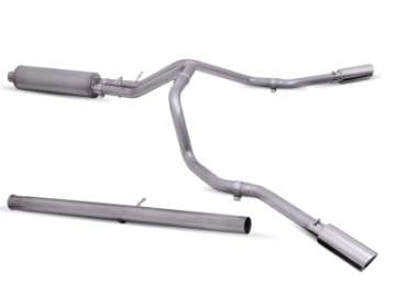 Picture of Gibson 19-22 GMC Sierra 1500 Denali 5-3L 3in-2-5in Cat-Back Dual Extreme Exhaust - Stainless