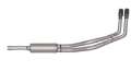 Picture of Gibson 88-93 Chevrolet C1500 Cheyenne 5-7L 2-5in Cat-Back Dual Sport Exhaust - Stainless