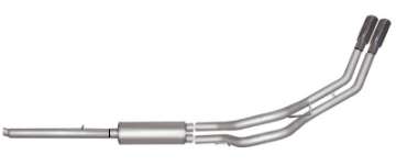 Picture of Gibson 05-07 Dodge Dakota Laramie 3-7L 2-5in Cat-Back Dual Sport Exhaust - Stainless