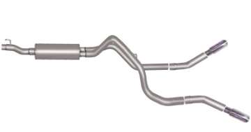 Picture of Gibson 06-08 Dodge Ram 1500 Laramie 5-7L 2-5in Cat-Back Dual Extreme Exhaust - Stainless