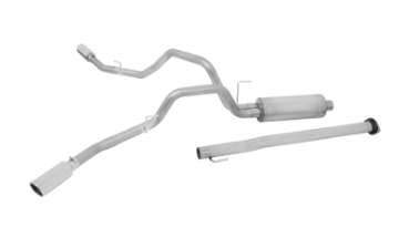 Picture of Gibson 16-19 Ford F-150 Lariat 2-7L 3in-2-5in Cat-Back Dual Extreme Exhaust - Stainless