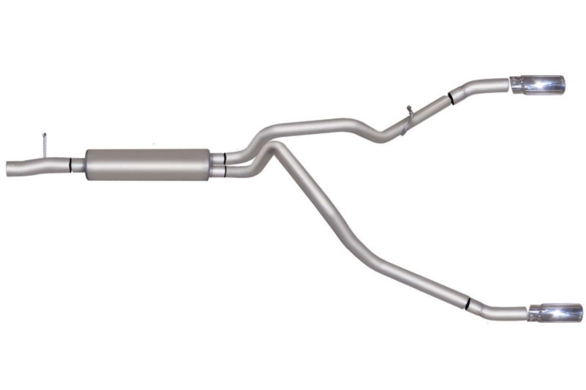 Picture of Gibson 17-18 Ford F-250 Super Duty XLT 6-2L 2-5in Cat-Back Dual Split Exhaust - Stainless