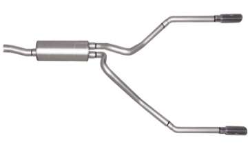 Picture of Gibson 99-04 Ford F-250 Super Duty Lariat 6-8L 2-5in Cat-Back Dual Split Exhaust - Stainless