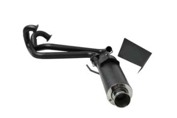 Picture of Gibson 08-12 Polaris Ranger RZR 800 Base Single Exhaust - Black Ceramic