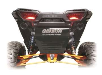 Picture of Gibson 2014 Polaris RZR XP 1000 EPS Base 2-25in Dual Exhaust - Black Ceramic