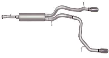 Picture of Gibson 07-10 Hummer H3 Base 3-7L 2-5in Cat-Back Dual Split Exhaust - Aluminized