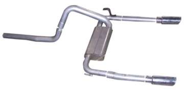 Picture of Gibson 98-02 Chevrolet Camaro Z28 5-7L 3in Cat-Back Dual Exhaust - Aluminized