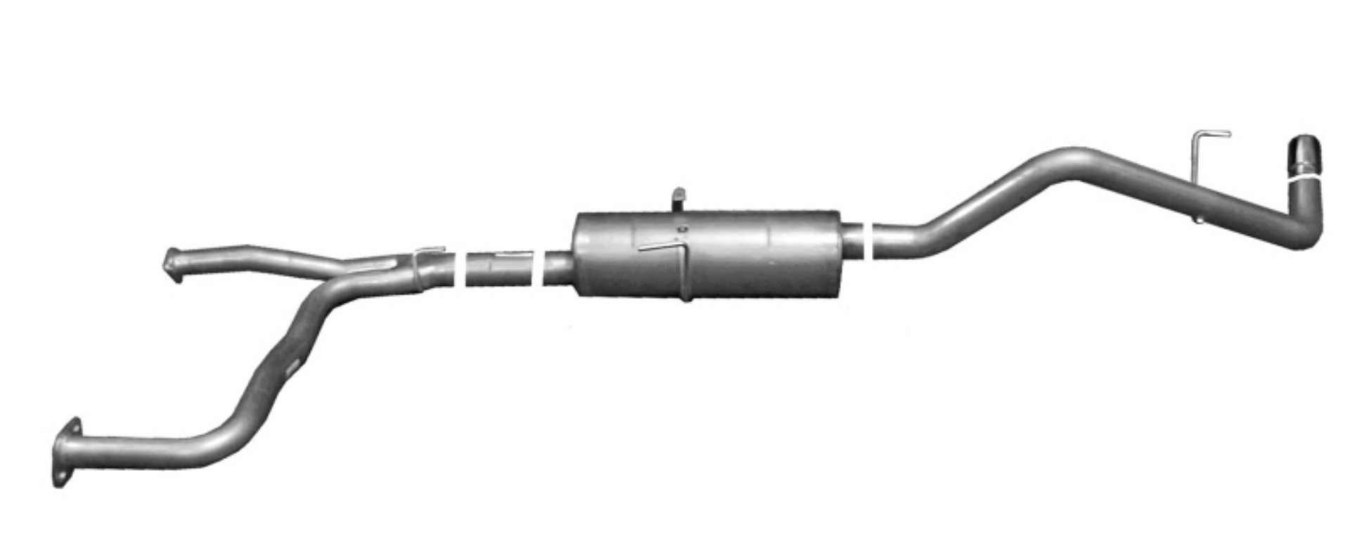 Picture of Gibson 07-09 Nissan Frontier LE 4-0L 2-5in Cat-Back Single Exhaust - Stainless