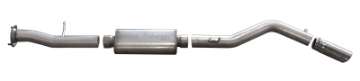 Picture of Gibson 08-09 Hummer H2 Base 6-2L 3-5in Cat-Back Single Exhaust - Stainless