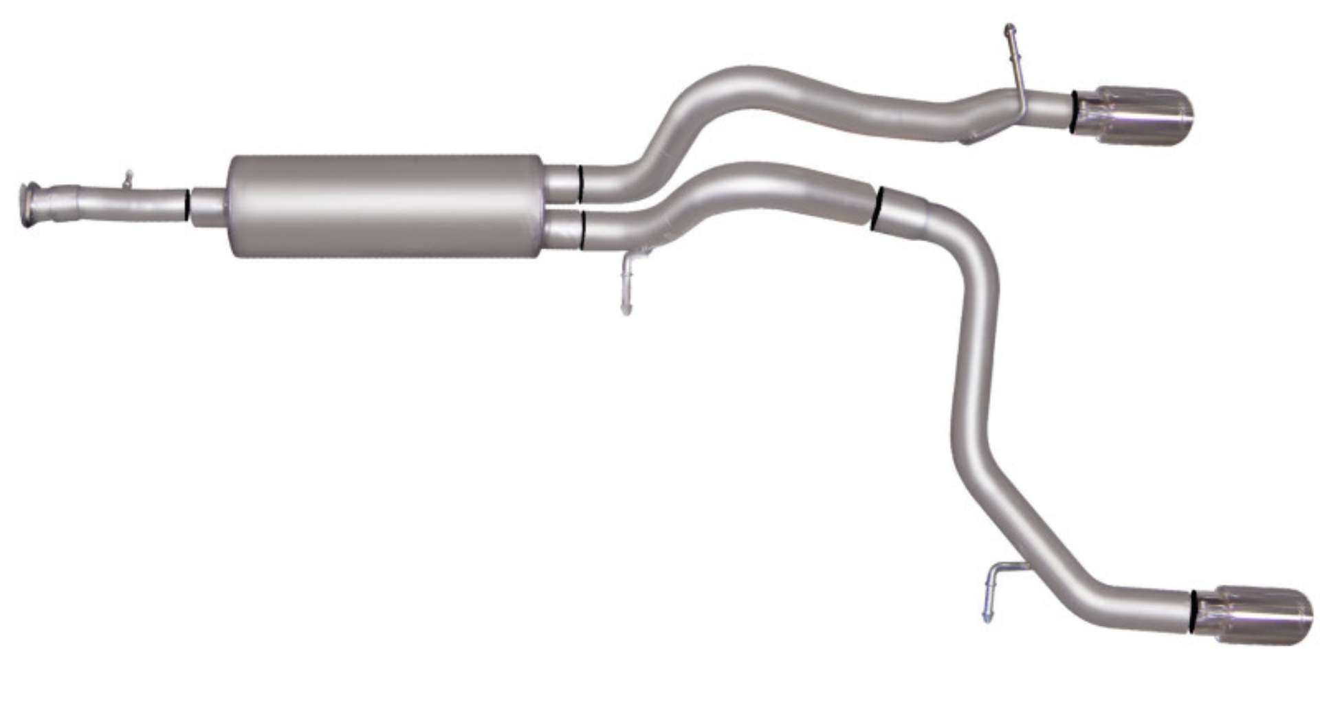 Picture of Gibson 07-10 Hummer H3 Base 3-7L 2-5in Cat-Back Dual Split Exhaust - Stainless