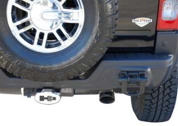 Picture of Gibson 08-10 Hummer H3 Alpha 5-3L 3in Cat-Back Single Exhaust - Stainless