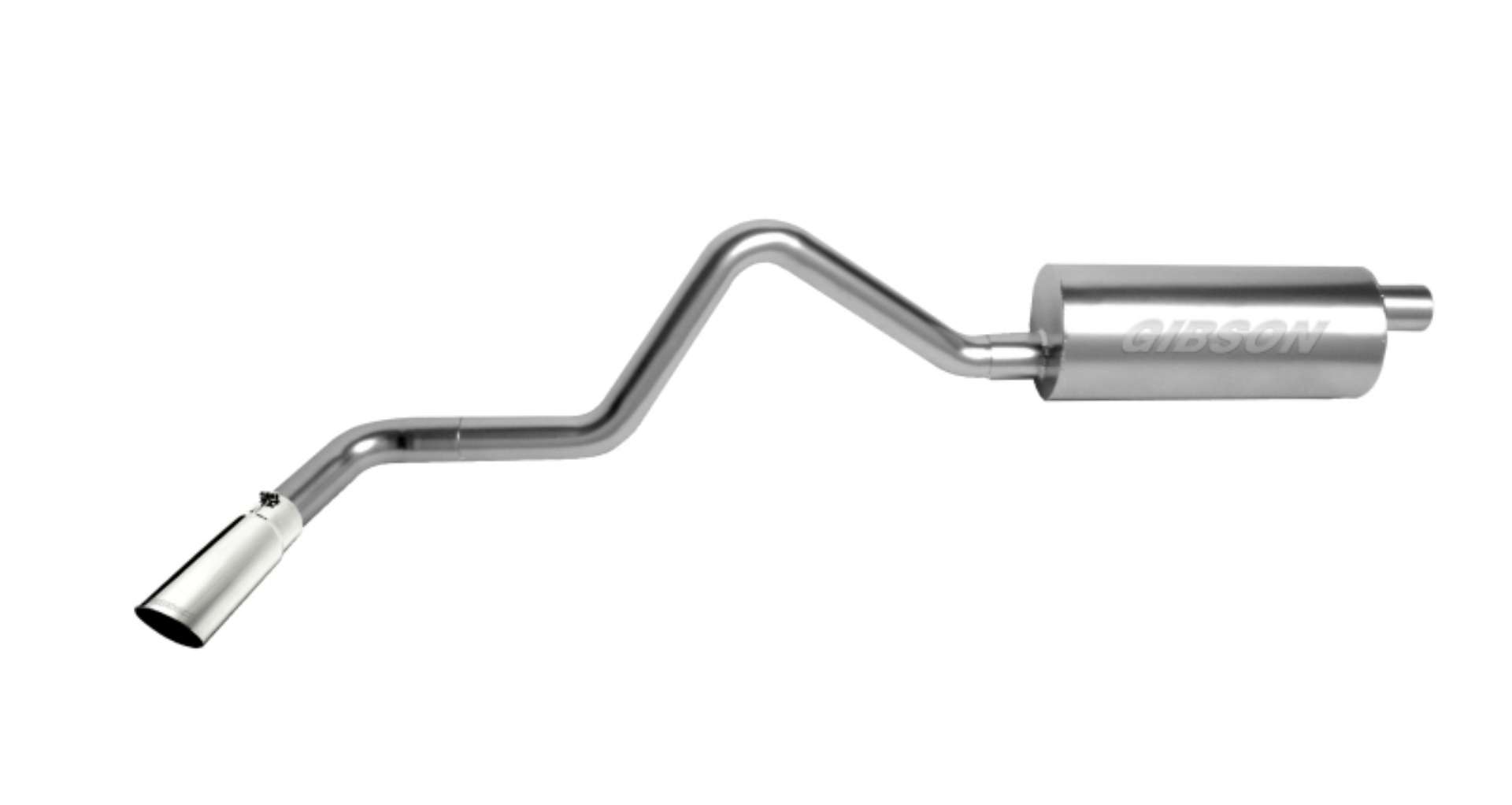 Picture of Gibson 96-97 Chevrolet C1500 Base 5-7L 3in Cat-Back Single Exhaust - Stainless